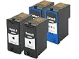Remanufactured Series 9 (2xBlack + 2xColor) MK992 MK993 High Capacity Black and Color DELL Printer Ink Cartridge 4-Pack (2B+2C) for Dell Printers All-In-One 926 V305 V305w V-305 V-305w