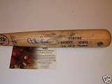 Steve Tolleson Minnesota Twins Oakland Athletics A's Signed Autograph Bat - Autographed MLB Bats