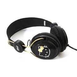 Hello Kitty Black Gold On-Ear Kopfhörer Hello Kitty Black Gold On-Ear Kopfhörer