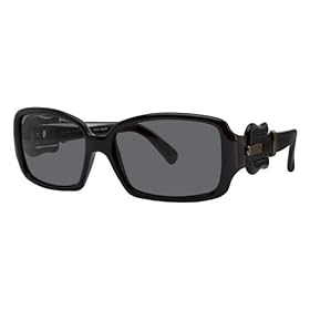 FENDI FS383 005 BLACK PLASTIC SUNGLASSES