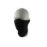 ZANheadgear Black Neoprene 3-Panel Half Mask