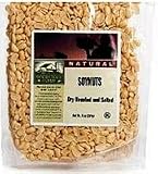 Woodstock Farms Soynuts, Dry Roasted, Salted, Organic, 8-Ounce Bags (Pack of 8)