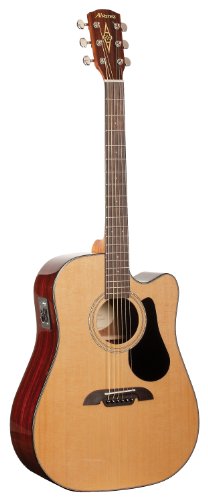 Reviews Alvarez Regent Series RD17CE Dreadnought Acousti – Electric with cutaway Guitar, Natural / Gloss finish