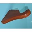 Center Support Bracket in Estate Oak finish for a 1-3/8" dowel rod - 1/pack [CAPITOL CITY LUMBER]