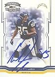 Antonio Gates, San Diego Chargers, 2005 Donruss Throwback Threads Autographed Card