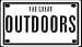 The Great Outdoors 2 1/4 X 4 Aluminum Die-cut Sign