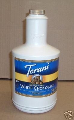 Torani Sugar Free White Chocolate Sauce