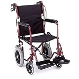 Nova Comet 330 Deluxe Lightweight Transport Wheelchair - Blue Metallic Chair