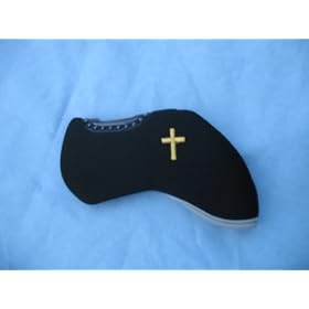 Golf Iron Head Covers with Christian Cross design