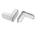 uxcell Rubber Table Desk Cupboard L Shape Corner Cushion Cover Protector 2pcs