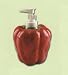 RED BELL PEPPER 3-Dimensional Soap/Lotion Dispenser NEW
