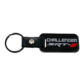 Dodge Challenger SRT8 SRT-8 Custom Key Chain Fob Black