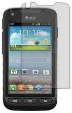 Palettes Maxx Clear LCD Screen Protector Cover for Samsung Galaxy Rugby Pro i547