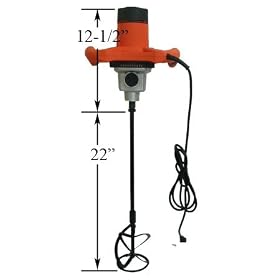 1200w Portable Hand Electric Food Mixer Cement Concrete by generic