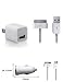 NEW!!! - WHITE Micro Auto Car Charger with Charge Sync Cable for (Verizon Sprint ATT) iPhone 4S 4 + Apple A1265 USB Power Adapter (OEM) Charger Cube for Apple iPhone 4S , iPod, Touch ?3GS 4 in ECO FRIENDLY PACKAGE