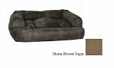 Snoozer Overstuffed Luxury Pet Sofa, X-Large, Shona Brown Sugar