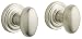 Baldwin 5425.150.PASS Egg Knob Passage Set, Satin Nickel