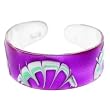 Sterling Silver 925 PURPLE Hand Painted PASSION Toe Ring