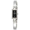 Citizen Women's EG2380-57E Crystal Eco-Drive Stainless Steel Black Dial Watch