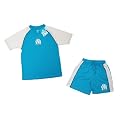 Maillot + Short Supporter - Collection officielle - OLYMPIQUE DE MARSEILLE - OM - football club " Supporter " - Ligue 1 - Taille Enfant
