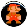 1" Nintendo "NES Mario" Button/Pin