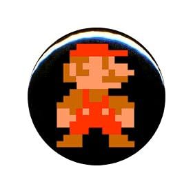 1" Nintendo "NES Mario" Button/Pin