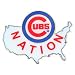 Chicago Cubs Large Baseball Lapel Pin