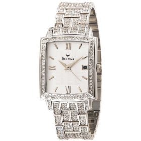 Bulova #96B103 Men's Pimp Daddy Crystal Iced Out Watch