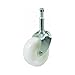 Shepherd Hardware 205966 White 1-1/4" Swivel Stem Caster 4 Pack