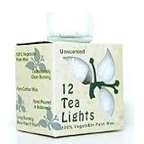 Candle, Unscented Tea Lights With Glass, White (13/.7 oz)