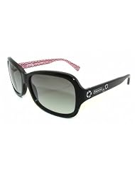 Coach HC8016 5002 11 L008 Ciara Black Plastic Sunglasses with Pink Interior by Coach