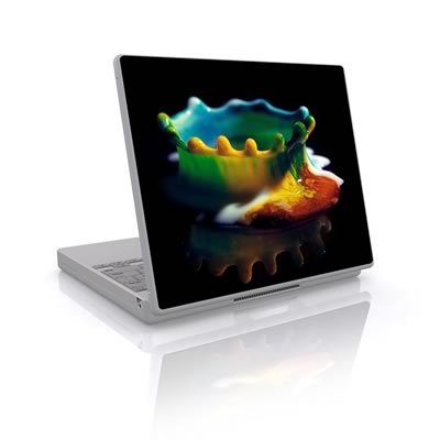 Laptop Skin (High Gloss Finish) - Colored Crown