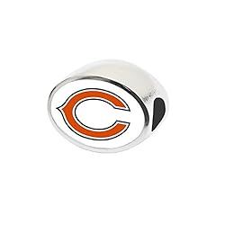 Chicago Bears Bead Fits Most Pandora Style Bracelets Including Pandora Chamilia Biagi Zable & More