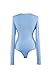 Women Sexy O-neck One Piece Bodysuit Long Sleeve Bodycon Rompers Overall