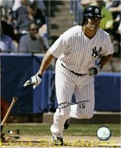 Signed Damon, Johnny (New York Yankees) 8x10 Photo