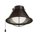 Emerson Ceiling Fans LK46ORB Seaside Lamp for Ceiling Fans, Nautical Light Fixtures, Candelabra, Oil Rubbed Bronze Ceiling Light with Pull Chain