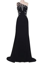 Velvet  Beaded Sequined Slit Evening Dress/Prom Dress  With Rhinestones