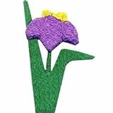 ちりめんパーツ（約4cm）　菖蒲藤