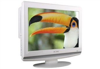 Orion TV 19 PW 155 DVD 48,2 cm (19 Zoll) 16:9 HD-Ready LCD-Fernseher mit integriertem DVB-T-Hybridtuner und DVD-Player wei�