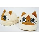 Monster Hunter Face Plush Slippers: Airou Airu