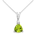 Miore USP002P14W - Collar de mujer de oro blanco (9k) con 1 diamante