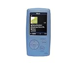Premium Blue Silicone Skin for Sony Walkman NWZ - A815 / A816 / A818 Series with Armband and Belt Clip