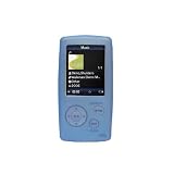 Premium Blue Silicone Skin for Sony Walkman NWZ - A815 / A816 / A818 Series with Armband and Belt Clip
