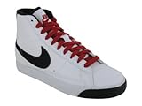 IMAGE OF Nike Kids NIKE BLAZER MID (GS) KIDS BASKETBALL SHOES 5 (WHITE/BLACK/VARSITY RED)