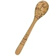 Talisman Designs 12-Inch Solid Beechwood Mixing Spoon, Pop Art Design