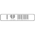 " I LOVE BOMBAY BAR CODE " STREET SIGN