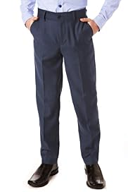 Autograph Straight Leg Flat Front Trousers