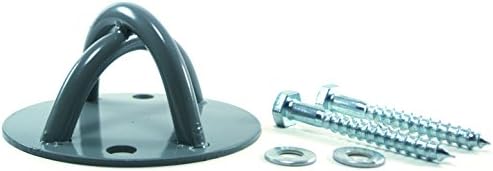 Suspension Trainer Mount Anchor Bracket Hook - Wall & Ceiling - Accessory for Training Straps, Crossfit Olympic Rings, Aerial Yoga Swings & Hammocks, Weight Resistance Strength Bands, Battle Ropes