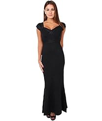 Sexy Glittering Knit Square Neck Cap Sleeves Fit-and-Flare Mermaid Bandage Dress/Bodycon Dress/Party Dress/Maxi Dress 