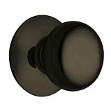 Schlage A25PLY613 Oil Rubbed Bronze A-Series Plymouth Plymouth Exit Only Door Knob with Exterior Bla